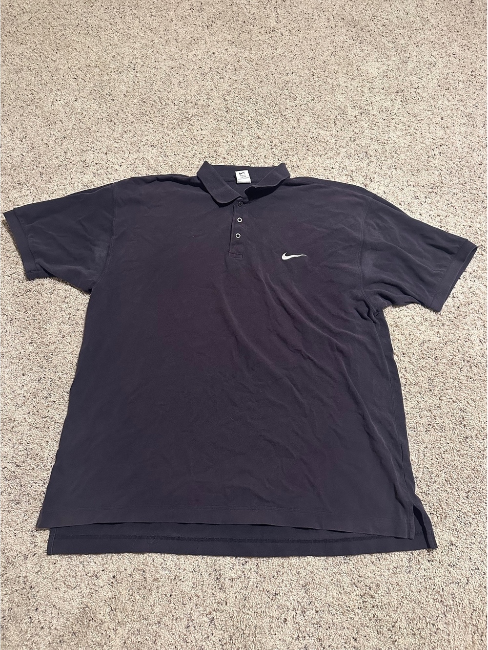 Nike Black Polo Shirt XXL Made in Peru